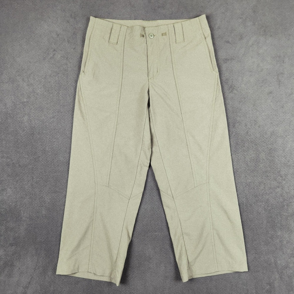 Patagonia Inter-Continental Capris Pants Womens 4 Khaki Hiking Utility 56417